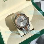 AAA Rolex Datejust II 41mm Silver Motif Dial Copy Watch Two-tone Jubilee Band 904L 